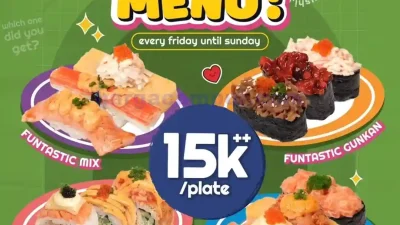 Promo Sushi Go Mystery Menu Harga Hanya 15Ribu Per Plate