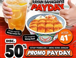 Promo Yoshinoya Spesial Payday Diskon Hingga 50%