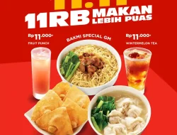 Promo Bakmi GM Spesial 11.11 Menu Harga Hanya 11Ribu