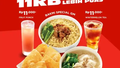 Promo Bakmi GM Spesial 11.11 Menu Harga Hanya 11Ribu