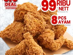 Promo CFC 9.9 Deal 8 Pcs Ayam Harga Hanya 99Ribu