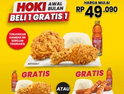 Promo CFC Hoki Awal Bulan Beli 1 Gratis 1 Terbaru September 2024