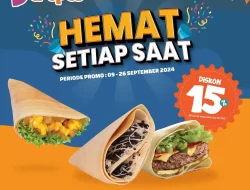 Promo Dcrepes Hemat Setiap Saat Diskon Hingga 15%