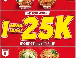 Promo Golden Lamian 2 Menu Rp49 Ribu Hingga 4 September 2024