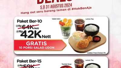 Promo Hokben Community Deals Harga Paket Muali 42Ribu