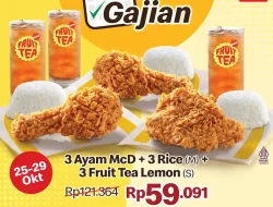 Promo McDonalds Spesial Gajian Bertiga Hanya 59Ribu