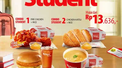 Promo Richeese Factory Combo Student Harga Mulai 13Ribu