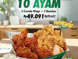 Promo Wingstop Payday Deal 10 Ayam Hanya 49Ribuan