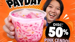 Promo Yoshinoya Spesial Payday Diskon Hingga 50% Pink Cendol