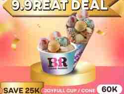 Promo Baskin Robbins Spesial 9.9 Deal 9 – 15 September 2024