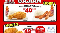 Promo CFC Paket Hore Gajian Harga Spesial Mulai 40Ribuan