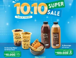 Promo FamilyMart Spesial 10.10 Harga Menu Mulai 10Ribuan