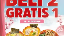 Promo Golden Lamian Beli 2 Gratis 1 Periode 13-14 Oktober 2024