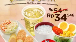 Promo Hokben Spesial Hari Guru Beli Hoka Hemat Gratis Salad Udon