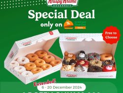 Promo Krispy Kreme 2 Lusin Donat Hanya 99Ribu Grabfood