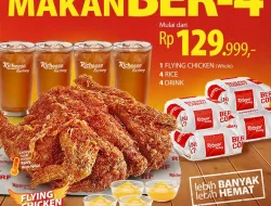 Promo Richeese Factory Combo Makan Ber-4 Mulai 129Ribu