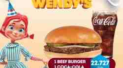 Promo Wendys Paket Spesial Ulang Tahun Hanya 25Ribu/Pax