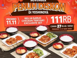 Promo Yoshinoya Spesial 11.11 Exclusive Set Hanya 111Ribu