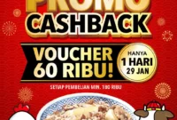 Promo Yoshinoya Spesial Imlek Cashback Voucher 60 Ribu