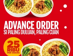 Promo Bakmi GM Day Advanced Order 17 – 19 November 2024