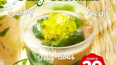 Promo Bakmi GM Iced Pandan Jelly Cocomilk Harga Hanya 20Ribu