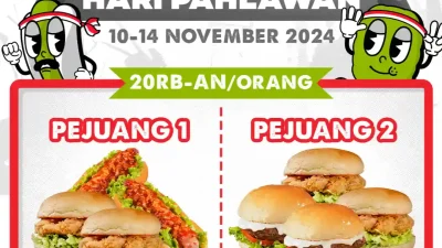 Promo Burger Bangor Spesial Hari Pahlawan Hanya 20Ribuan