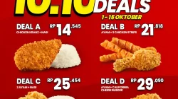 Promo CFC Spesial 10.10 Deals Harga Menu Mulai 14Ribu