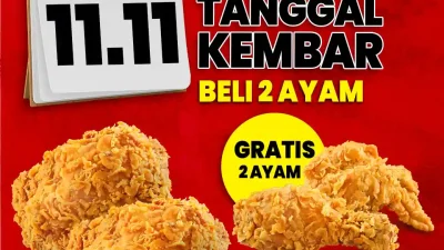 Promo CFC Spesial 11.11 Beli 2 Ayam Gratis 2 Ayam