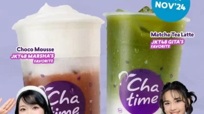 Promo Chatime Spesial JKT48 Favorite Large Cup Hanya 20Ribu