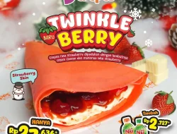 Promo Dcrepes Menu Baru Twinkle Berry Harga Hanya 23Ribu