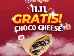 Promo Dcrepes Spesial 11.11 Gratis Choco Cheese