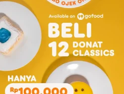 Promo Dunkin Donuts 12 Donat Classics Harga Hanya 100Ribu