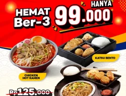 Promo Gokana Spesial Hemat Bertiga Harga Hanya 99 Ribu