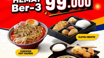 Promo Gokana Spesial Hemat Bertiga Harga Hanya 99 Ribu