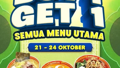 Promo Golden Lamian Beli 1 Gratis 1 Periode 21-24 Oktober 2024