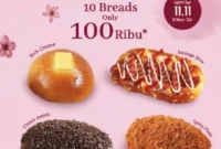 Promo MAKO BAKERY Spesial 11.11 Beli 10 Roti Hanya 100Ribu