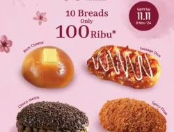 Promo MAKO BAKERY Spesial 11.11 Beli 10 Roti Hanya 100Ribu