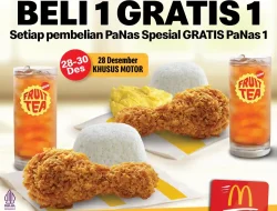 Promo McDonalds Beli 1 Gratis 1 Drive Thru Paket Panas