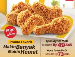 Harga Menu McDonald’s Lengkap & Promo Terbaru November 2024