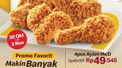 Promo McDonalds Paket Favorit Mulai 49Ribu