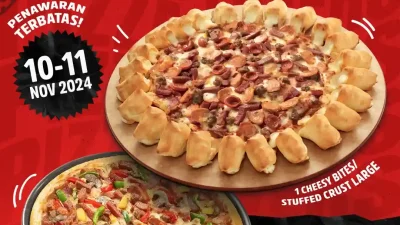 Promo Pizza Hut Spesial 11.11 Beli 2 Pizza 188Ribu