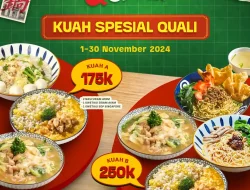 Promo Qua Li Spesial Kuah Paket Hemat Bertiga 175Ribu