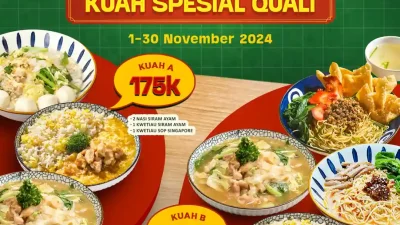 Promo Qua Li Spesial Kuah Paket Hemat Bertiga 175Ribu