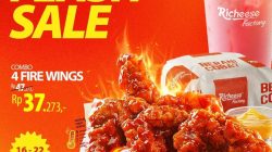 Promo Richeese Factory Flash Sale Combo 1 Fire Chicken 37ribu Shopeefood