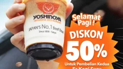 Promo Yoshinoya Es Kopi Susu Harga Hanya 15 Ribu