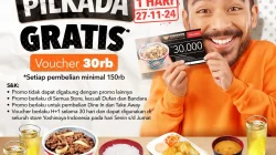 Promo Yoshinoya Spesial Pilkada Gratis Voucher 30Ribu