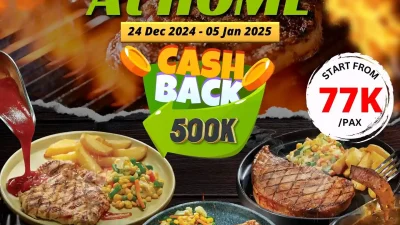 Promo Abuba Steak Spesial Akhir Tahun Cashback 500Ribu