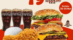 Promo Burger King Spesial Gajian Paket Bertiga 79Ribu