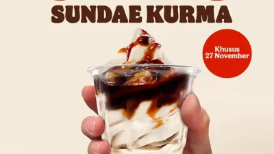 Promo Burger King Spesial Pilkada Gratis Sundae Kurma