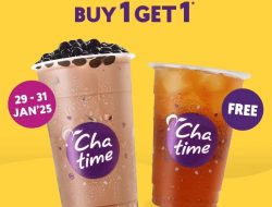 Promo Chatime Double Joy Beli 1 Gratis 1 Cup Reguler